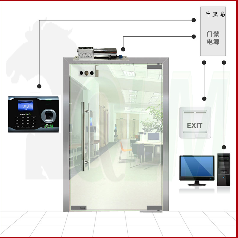 QLM U100 多功能門禁機(jī)安裝【密碼+指紋】