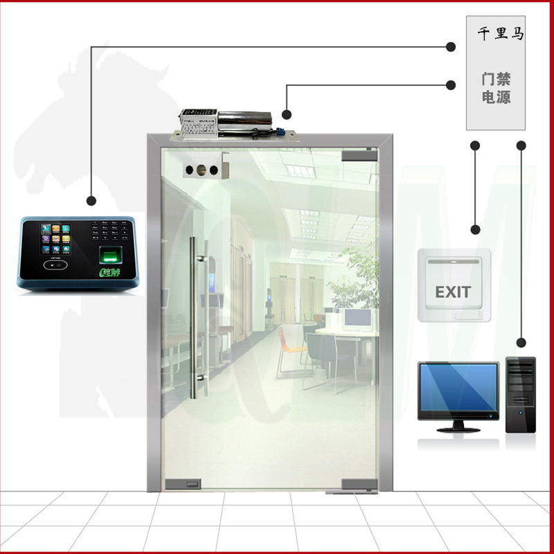 QLM UF100 人臉門禁系統(tǒng)安裝 【密碼+指紋+人臉】